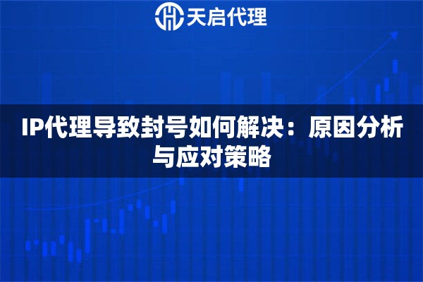 IP代理导致封号如何解决：原因分析与应对策略