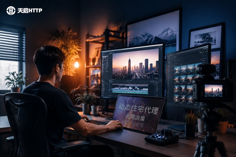 动态住宅代理无限流量：适合短视频批量上传的高带宽套餐