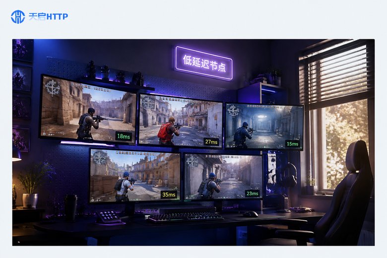 ping代理ip测试延迟：挑选速度最快的节点用于游戏多开