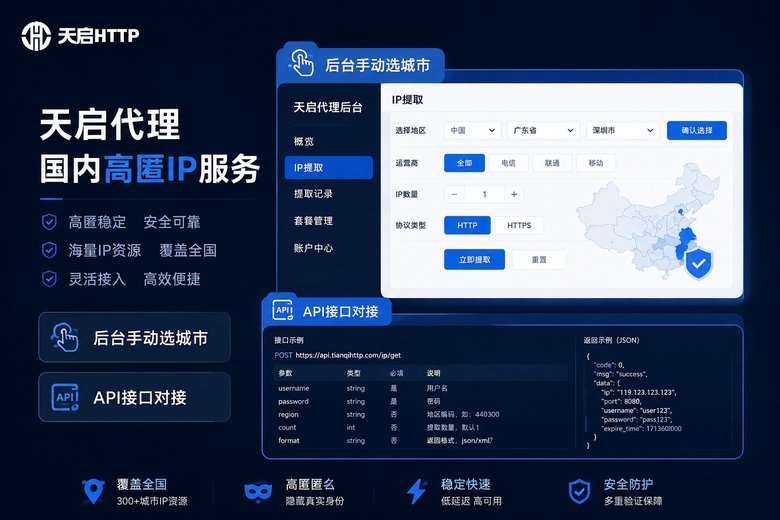 天启代理品牌展示图