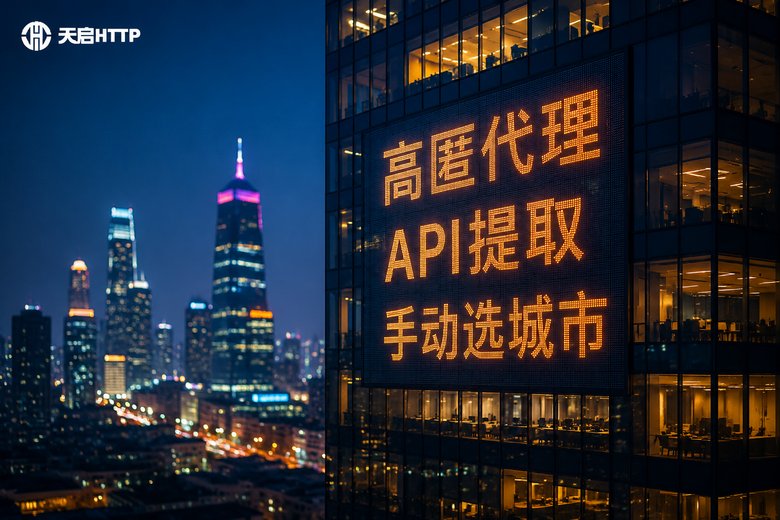 买ip地址的网站推荐：提供api提取和手动选城市的高匿代理