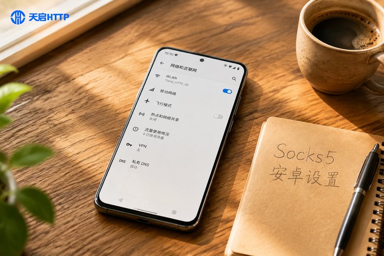 安卓手机设置Socks5代理场景