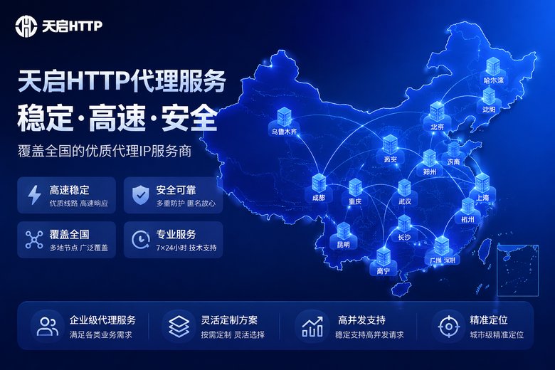 天启HTTP代理服务品牌展示