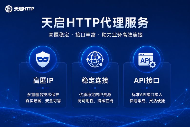 天启HTTP代理服务