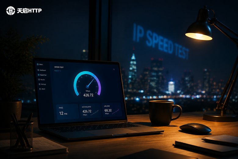 静态代理ip测试：speedtest测速带宽与ping值的数据报告