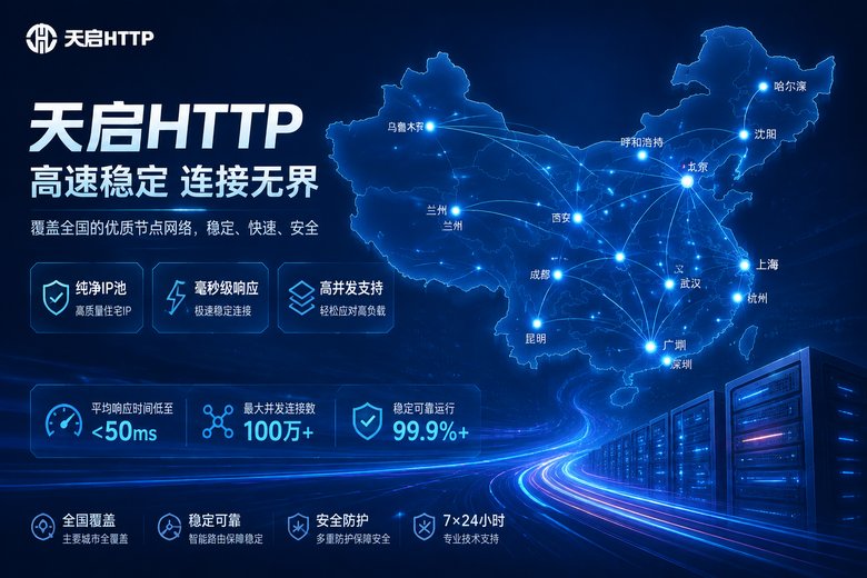 天启HTTP国内高速代理IP服务
