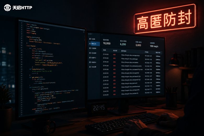 爬虫HTTP代理老是被封怎么办？2026年国内高匿IP防封解决方案实测