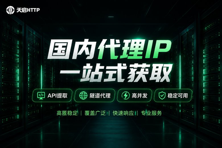 天启HTTP国内代理IP一站式获取品牌图