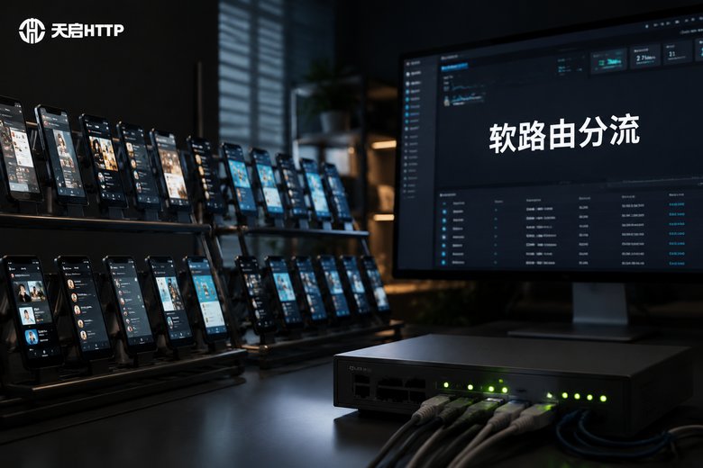 工作室软路由为多台手机分配独立IP的真实场景
