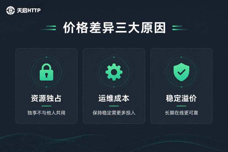 静态IP价格更高的三大原因信息图