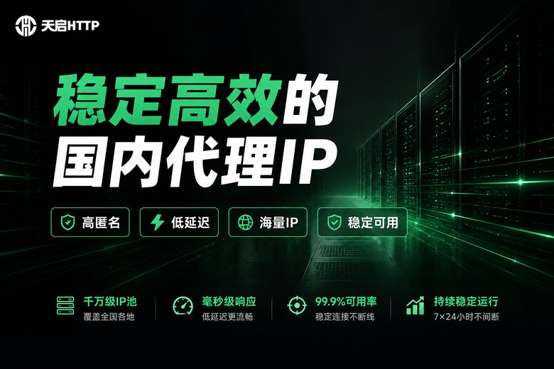 天启HTTP国内代理IP服务品牌图