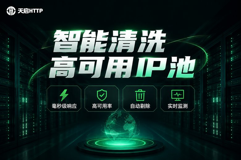天启HTTP智能清洗高可用代理池品牌图