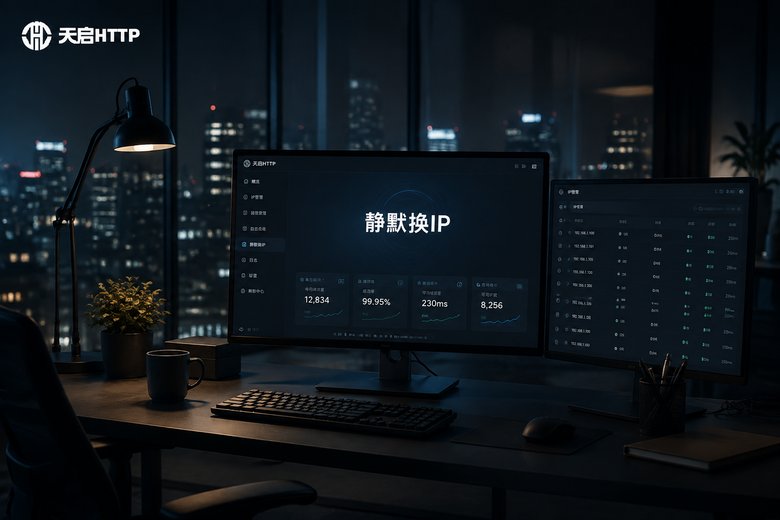 换IP地址的软件哪款有静默自动切换模式？后台运行工具