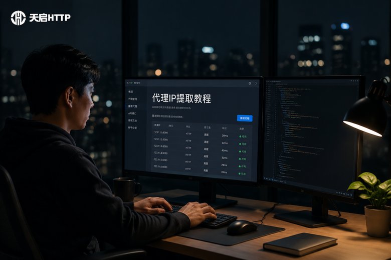天启http代理怎么用？从注册到提取IP的完整使用教程详解