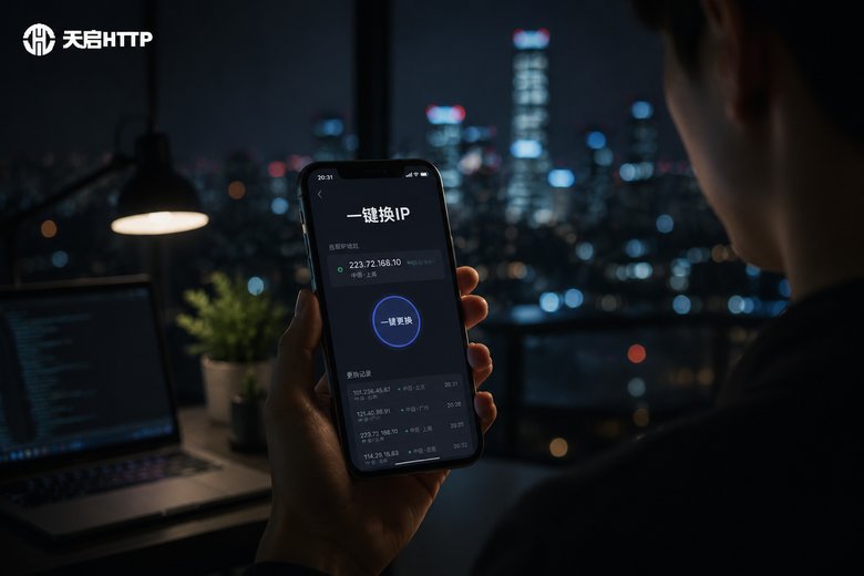 手机一键换IP使用场景