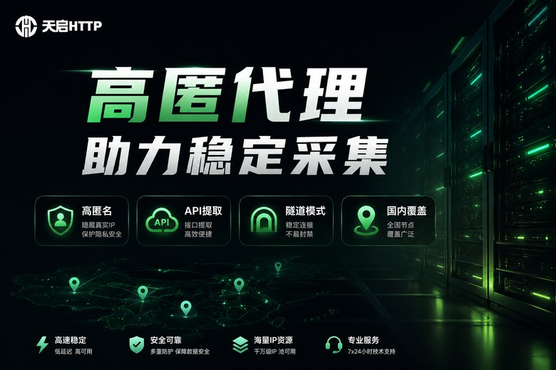 天启HTTP高匿代理IP服务品牌介绍图