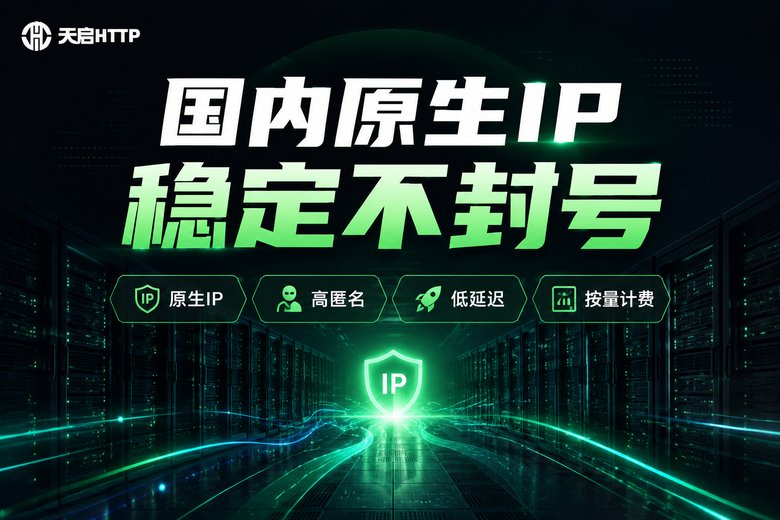 天启HTTP国内原生IP代理服务品牌图