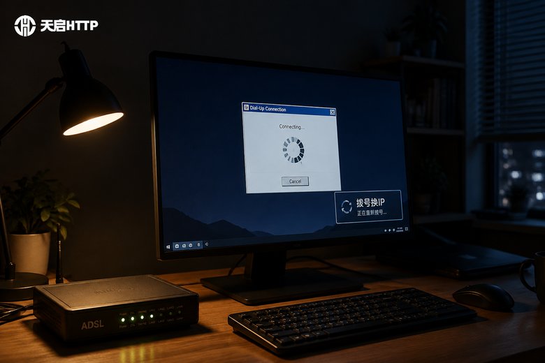 ADSL拨号换IP场景