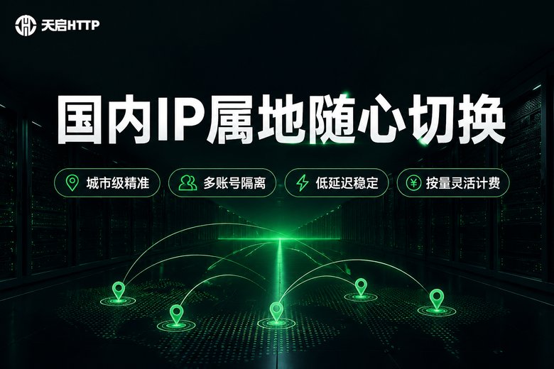 天启HTTP国内IP代理服务