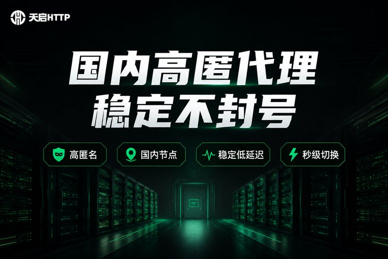 天启HTTP国内高匿代理服务品牌图