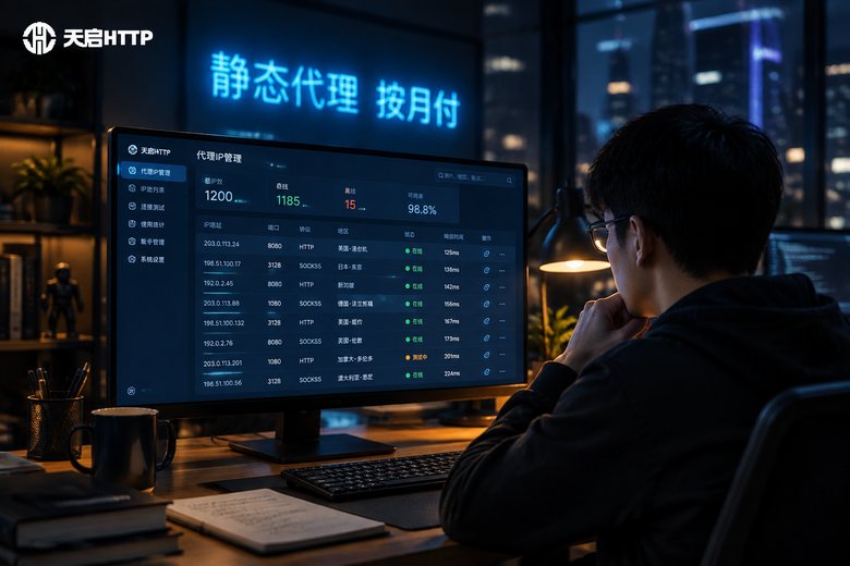 国内静态代理IP按月付费哪家最便宜？性价比排行与推荐