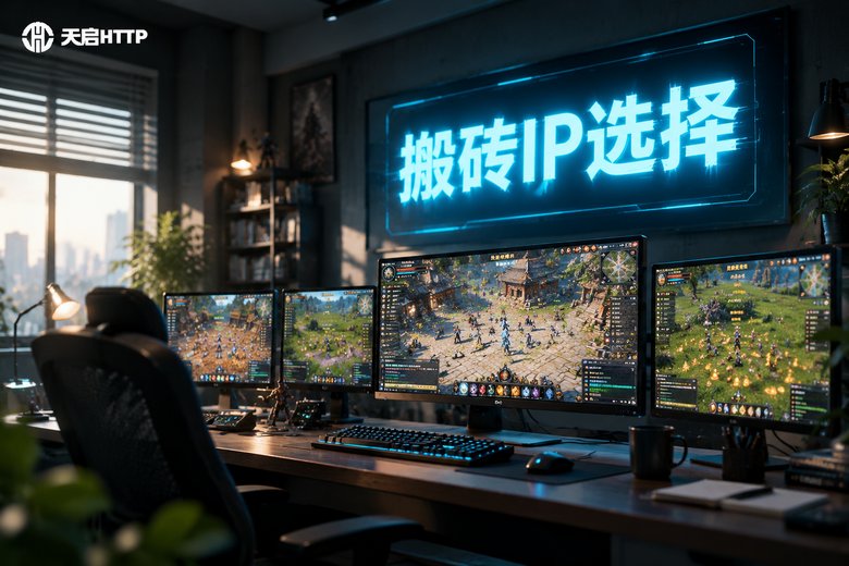 游戏搬砖用什么ip？独享静态ip与动态ip怎么选