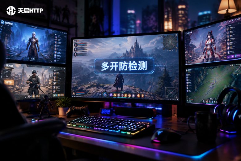 同一台电脑多开游戏不同ip怎么实现？防检测配置
