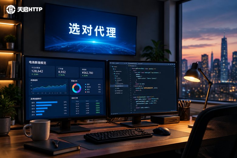 详细阅读:天启代理适合哪些业务?电商、爬虫、游戏场景适配分析 天启代理适合哪些业务?电商、爬虫、游戏场景适配分析