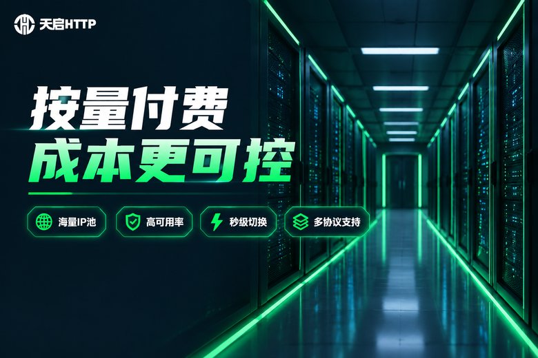 天启HTTP按量付费服务特性图