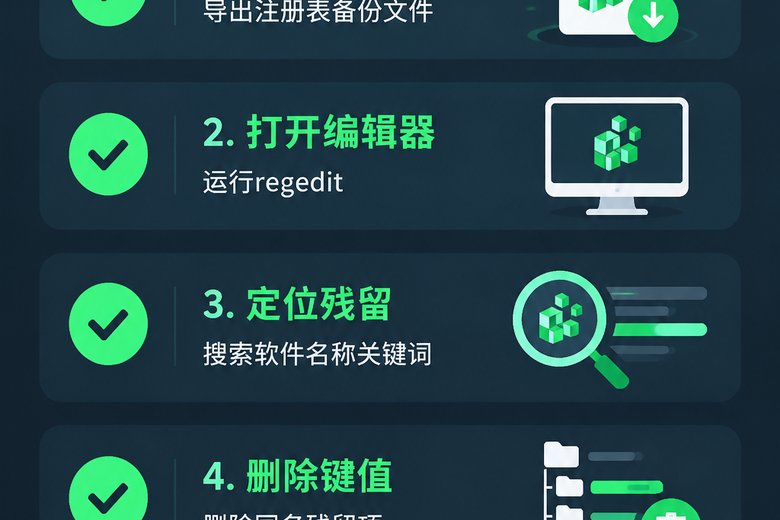 注册表残留清理要点清单
