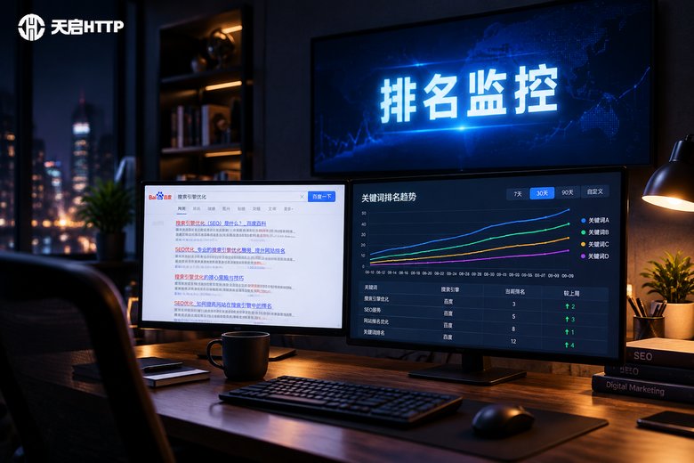 SEO排名监控需要什么IP环境？多地区搜索引擎结果采集教程