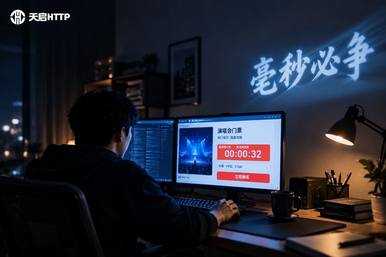 票务抢购总是慢人一步？毫秒级响应代理IP的配置与优化
