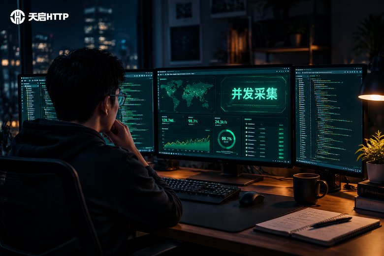 动态IP代理在数据采集中并发怎么配置！优化方案