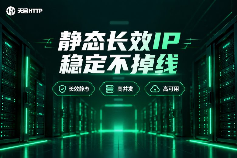 天启HTTP静态长效IP服务品牌图
