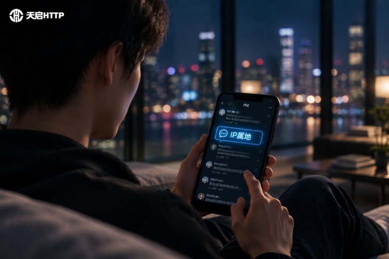 深夜用手机查看微信公众号留言IP属地