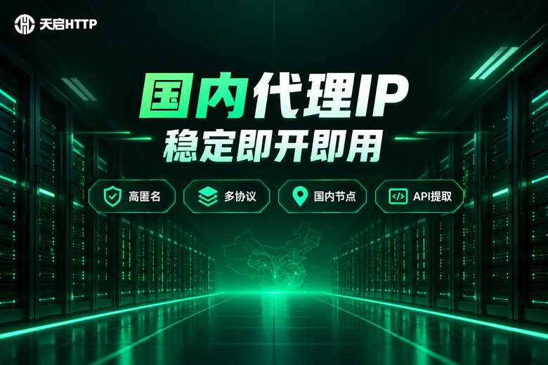 天启HTTP国内代理IP服务品牌图