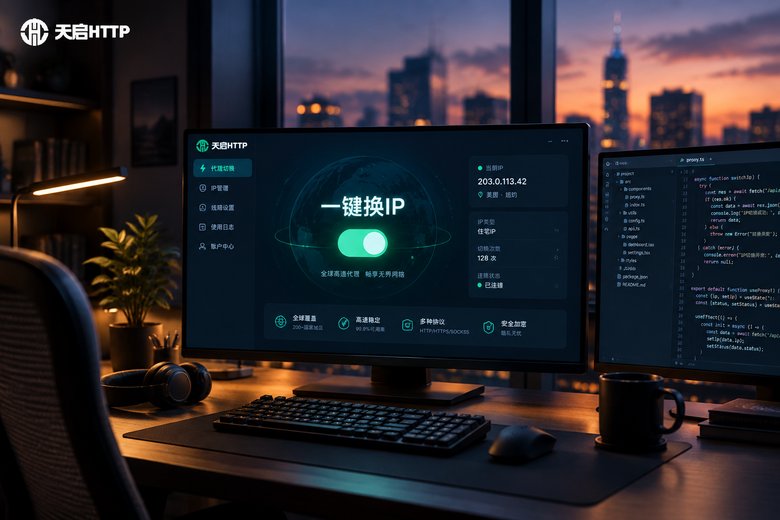 一键换IP工具哪个安全好用！免费与付费软件评测