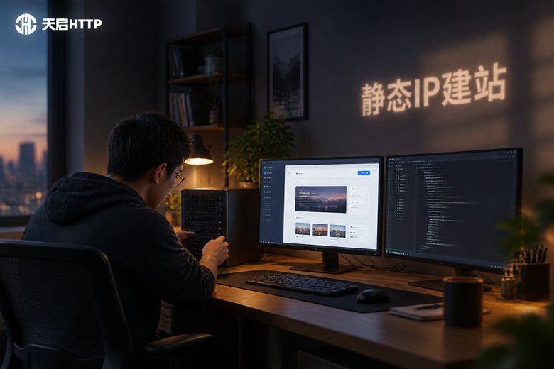 静态IP购买后如何绑定域名搭建网站！完整教程分享