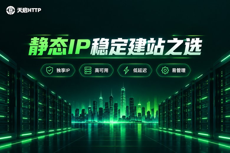 天启HTTP静态IP稳定建站品牌图
