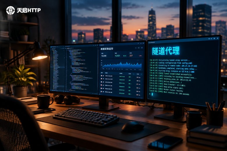 隧道代理在爬虫中有哪些优势！配置教程与场景详解