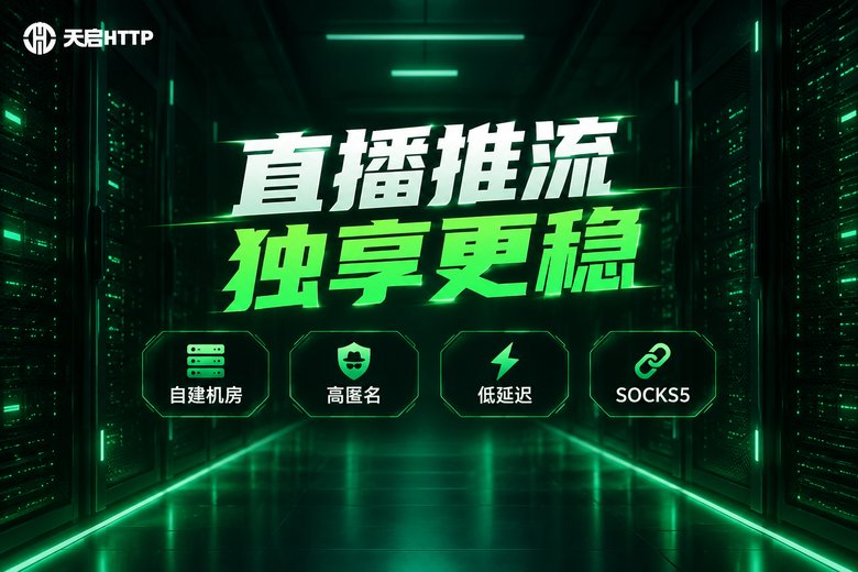 天启HTTP独享直播IP服务品牌图
