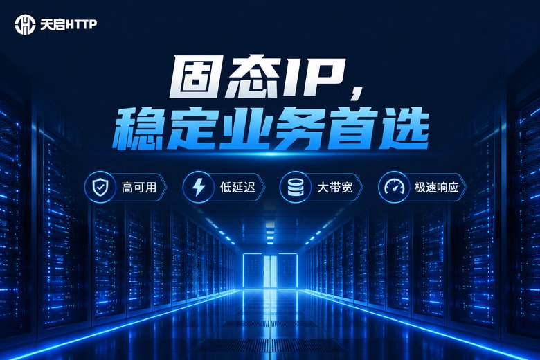 天启HTTP固态IP服务:稳定业务首选