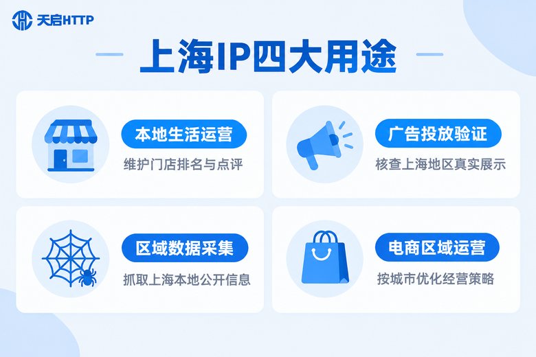 上海IP四大用途信息图
