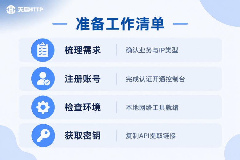 上海代理IP准备工作清单