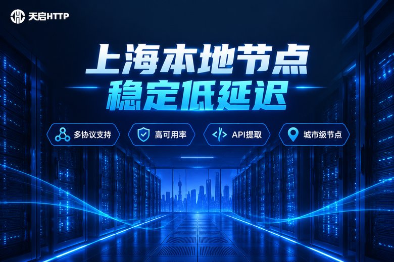 天启HTTP上海代理IP服务特性