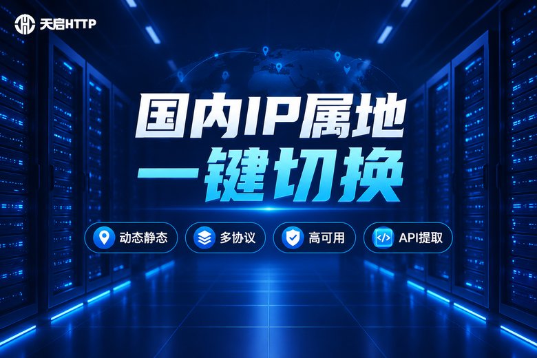 天启HTTP国内IP属地切换服务