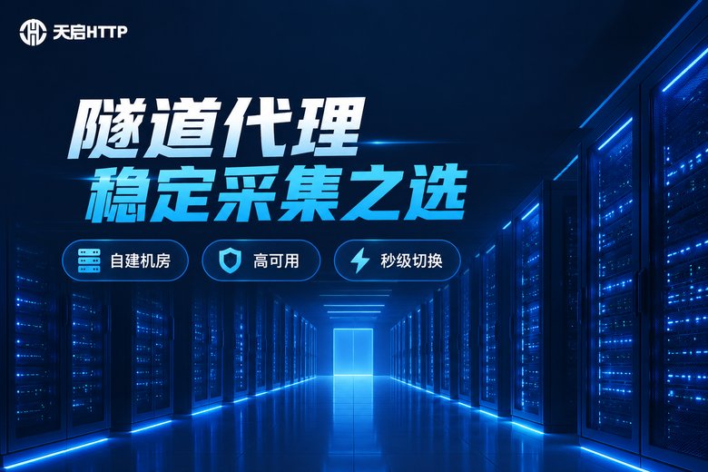 天启HTTP隧道代理品牌信息图