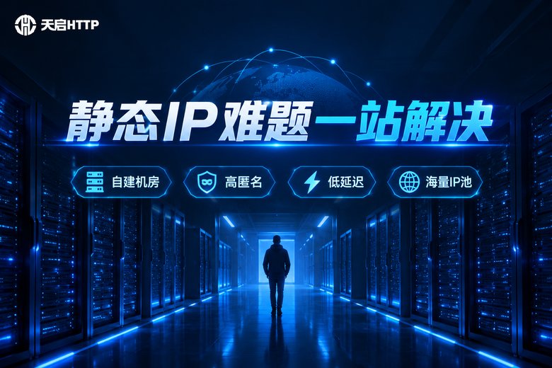 天启HTTP代理服务品牌信息图