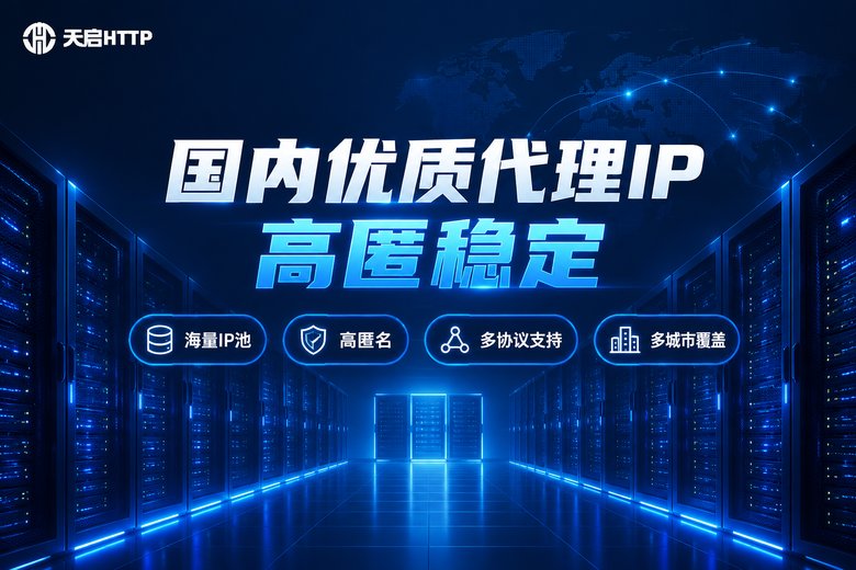天启HTTP国内代理IP服务品牌图