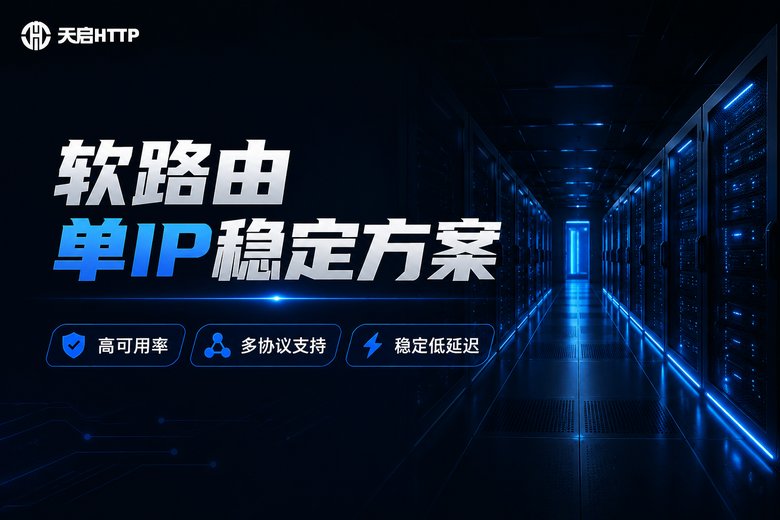天启HTTP软路由单IP解决方案品牌图